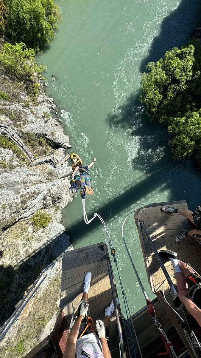 New Zealand bungee jump