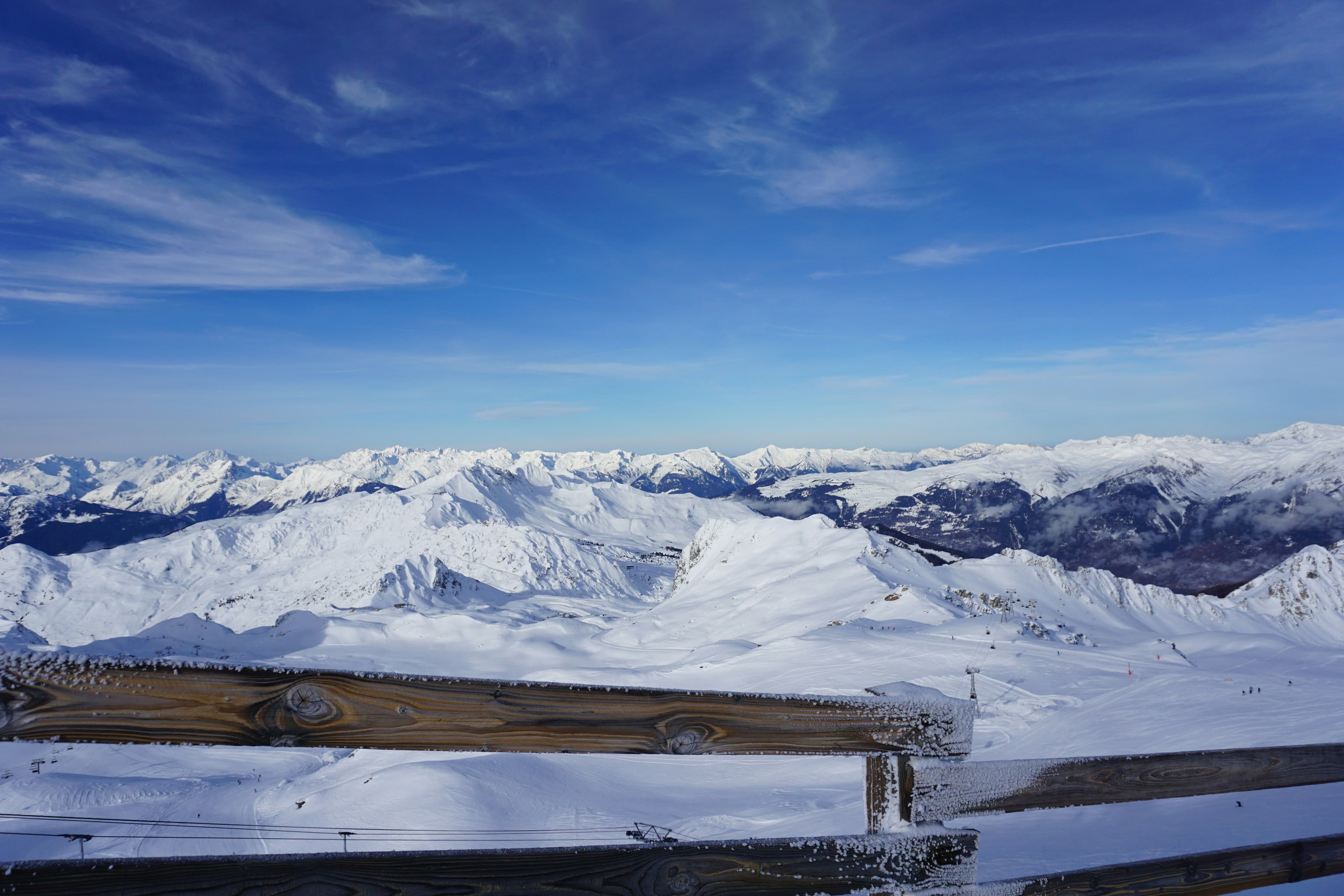 Jizera Mountains during winter, full of snow for skiing