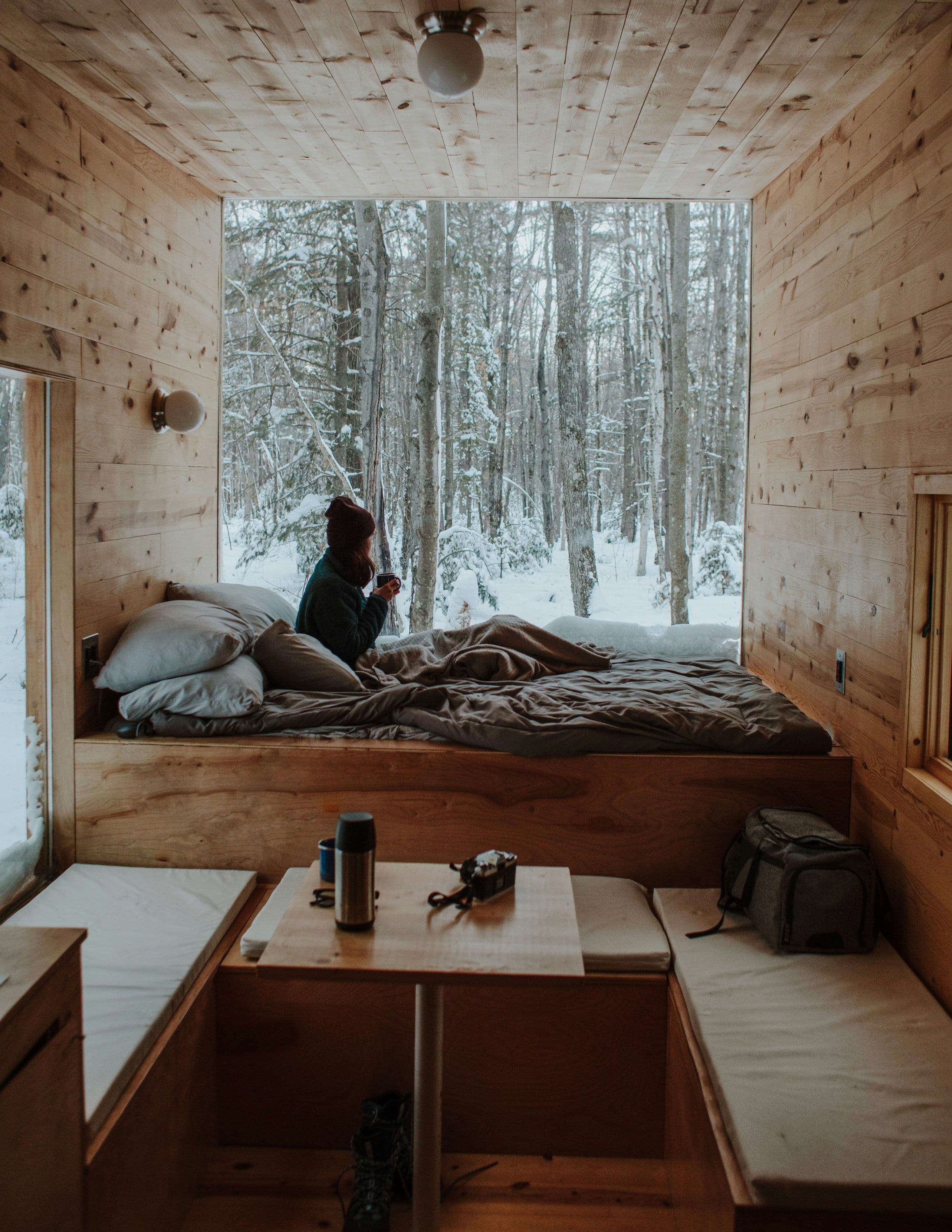 Winter cabin